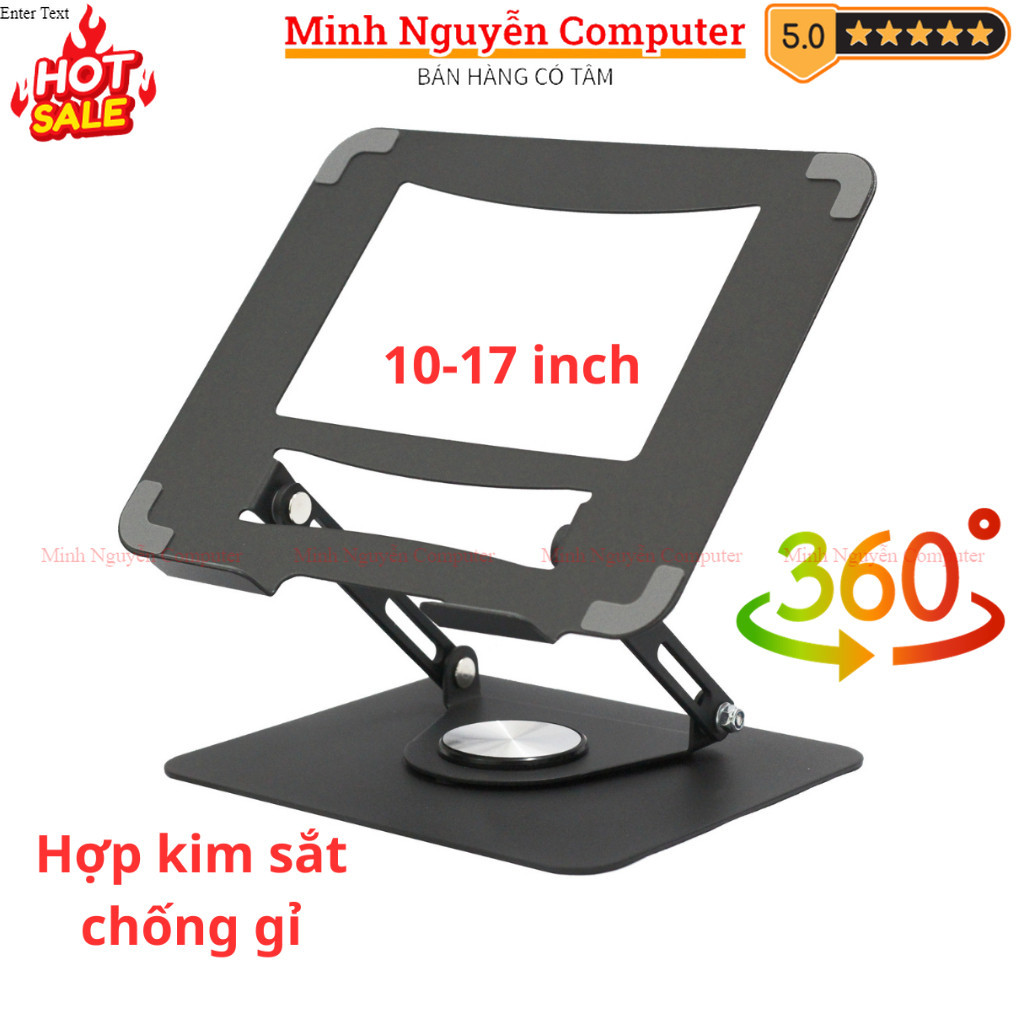 Giá đỡ Laptop Xoay 360 độ ErgoTek L234 - Tuỳ chỉnh độ cao – Dành cho Laptop – Laptop Stand – Macbook