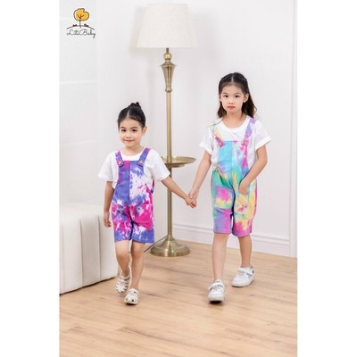 Yếm vạt thỏ loang Bé gái LITIBABY cho bé từ 10kg - 26kg