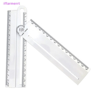 Iffarmerrt sáng tạo gấp hình học vẽ thước hình chữ nhật thước protractor sinh viên văn phòng phẩm toán học dụng cụ vẽ đồ dùng văn phòng trường học vn