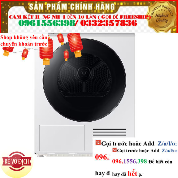 Máy sấy thông minh Bespoke AI™ với Sấy cảm biến AI Dry, 9kg DV90BB9440GHSV -bona prezo