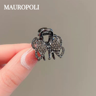 Mauropoli [Sẵn Sàng] Hàn Quốc Tinh Tế Kim Cương Giả Nơ Lấy Kẹp Cá Mập Nhỏ Nổ Kẹp Top Kẹp Nửa Kẹp Tóc Mũ Đội Đầu
