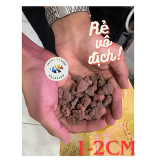 1kg Đá Nham Thạch Đỏ Vật Liệu Lọc Hoàn Hảo Cho Hồ Thuỷ Sinh