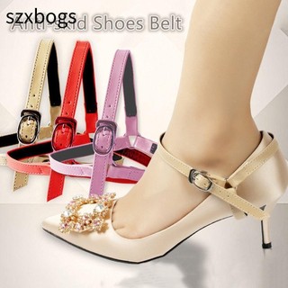 szxbogs Nữ Mắt Cá Chân Dây Buộc Giày Kim Loại Đầu Giày Cao Gót Giữ Gói Dây Giày Dropshipping Phụ Kiện Giày Dây Có Thể Điều Chỉnh Bán Buôn Đai Giày Chống Trượt