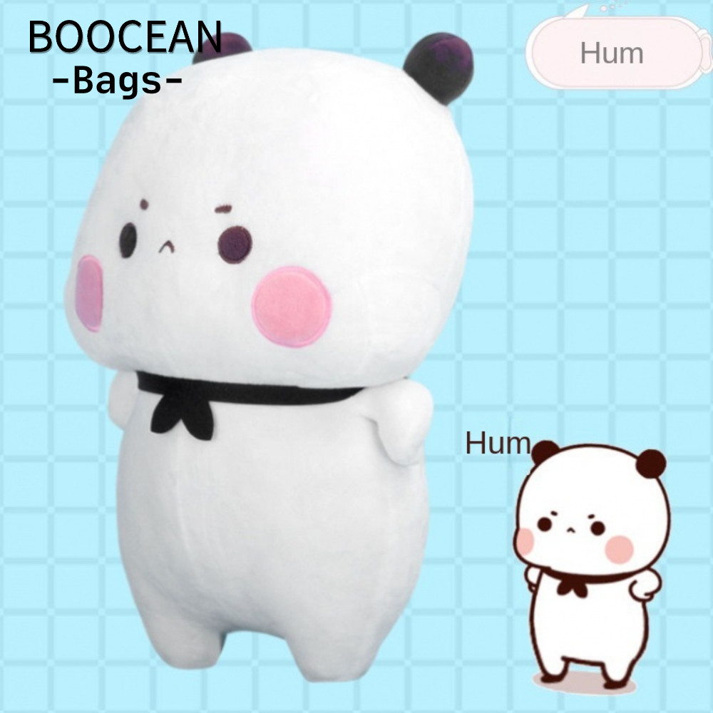 Đồ chơi gối mềm nhồi bông hình gấu trúc BOOCEAN, Bubu và Dudu, đồ chơi xếp nếp dễ thương 40cm Quà tặ