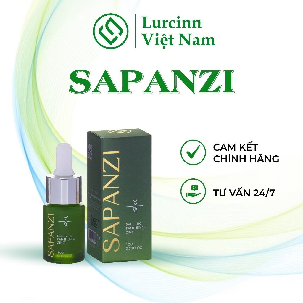 Serum Chăm Sóc Da Mụn &amp; Làm Mờ Thâm LURCINN SAPANZI Prevent Acne 10ml