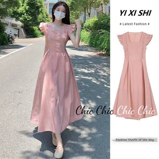 Chic váy Đầm váy nữ body đầm Minimalist Cute Comfortable Dễ thương WLQ2430SHC 13Z240328