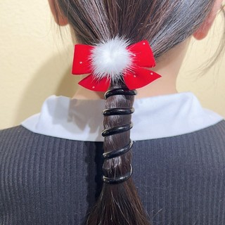 Dây Buộc Tóc Nơ Pompom