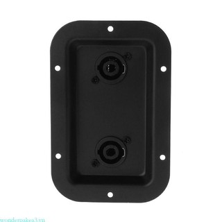 Jack Plate Socket Junction Box Clip Guitar Dual Large for SpeakOn PA Speaker Cab