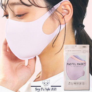 Khẩu trang vải 3d pastel mask size r