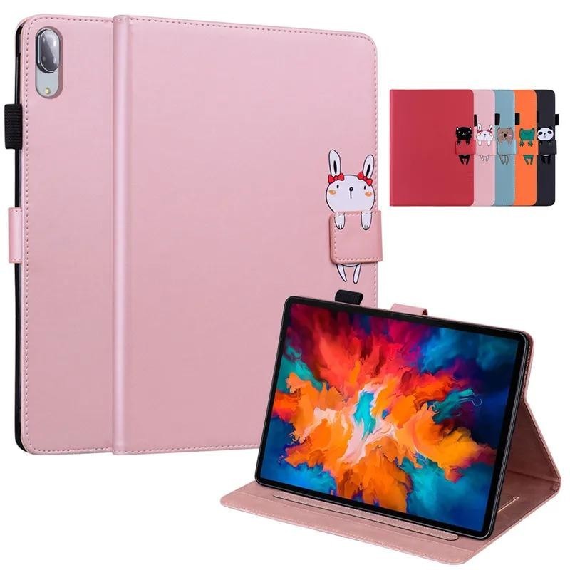 Vỏ Máy Tính Bảng Cho Funda Lenovo Tab P11 Pro 2021 TB-J606F Mèo Gấu Trúc Dễ Thương Sơn Cho Lenovo Xiaoxin Pad P11 Pro Plus Ốp Lưng