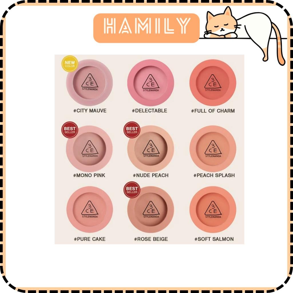 Má Hồng Phấn 3CE Mood Recipe Face Blush 5.5g