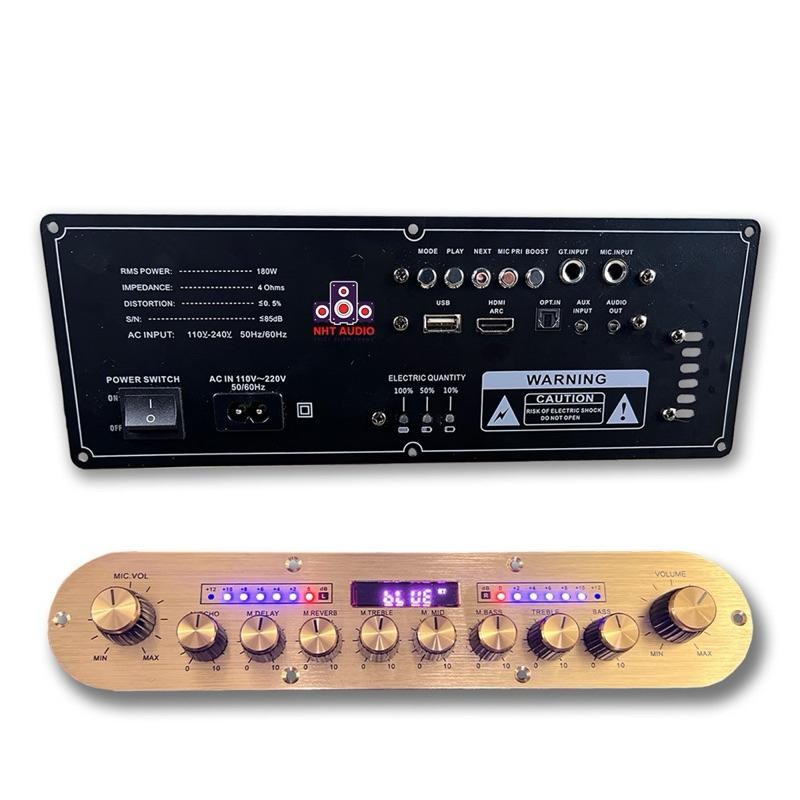 Mạch loa kéo xách tay K10 Plus, K15, K18 dsp reverb cực hay - Điện tử Phương Huy -