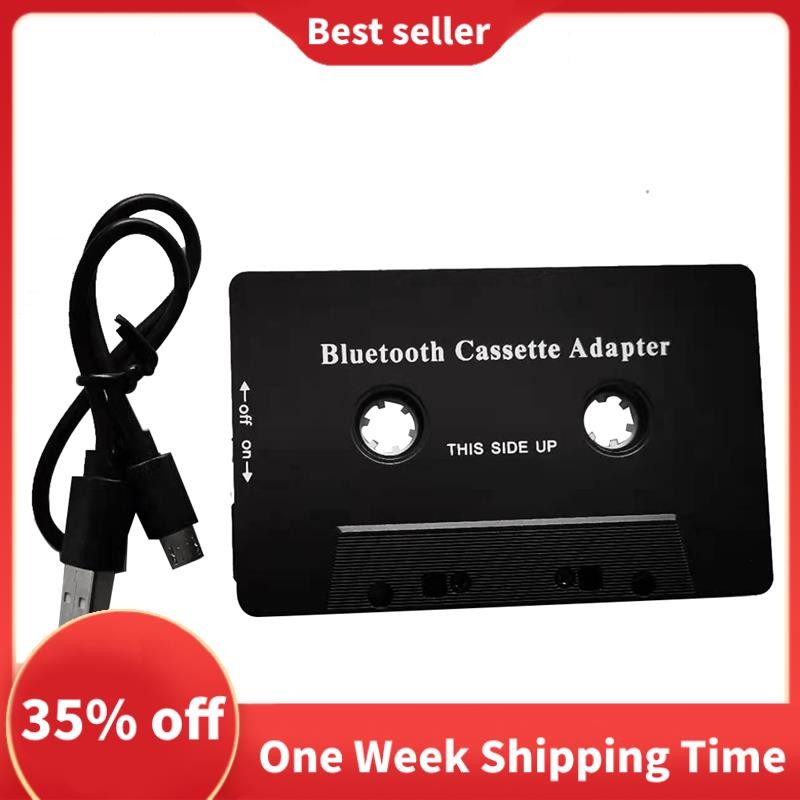 Đa Năng Cassette Bluetooth 5.0 Băng Ô Tô AUX Stereo Adapter Có Mic Cho Điện Thoại MP3 Cáp AUX CD Pla