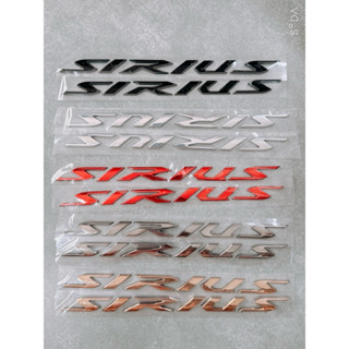  Tem nổi xi cứng xe Sirius kích thước 20.5x1.3cm hàng loại 1 thay thế zin có sẵn keo dán 