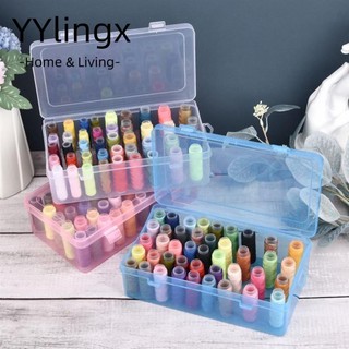 Yylingx đựng 42 cuộn chỉ thêu trong suốt diy