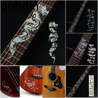 gofidin Dán Trang Trí Đàn Guitar Điện 22 Kiểu Chất Lượng Cao