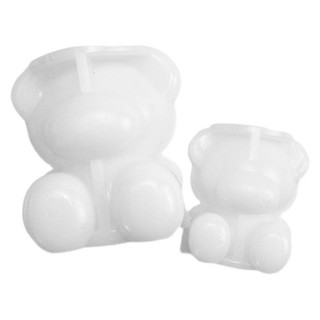 3D Silicone Ice Cube Mold Ice Cream Silicone Abrasive Tea Creative Cake Maker Mold Decor Bear V8F5