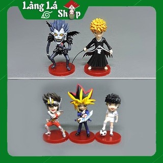 Set Combo 6 Mô hình Figure tổng hợp các Anime/Manga Tsubasa - Yugi - Death note - Bleach - Dragon Quest
