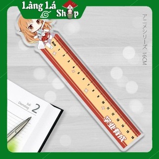 Thước Kẻ Nhựa Cứng Acrylic Anime/Manga Sword art Online (Asuna)