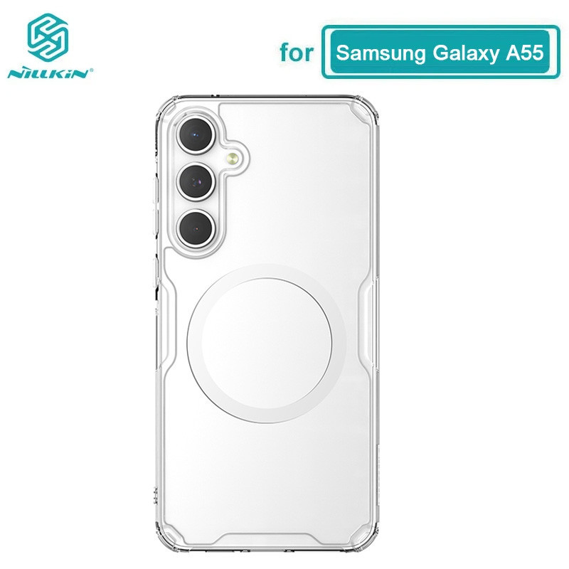 Ốp lưng cho Samsung Galaxy A55 Nillkin Nature Series Pro mềm TPU Magnetic Ốp lưng cho Samsung Galaxy