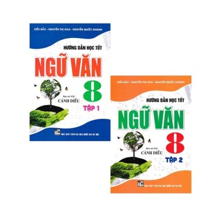 Sách - combo hướng dẫn học tốt ngữ văn 8 - tập 1 + 2 - ha