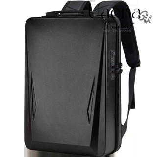 Ba lô máy tính xách tay uaenau 17.3 inch du lịch nam cổng usb pc vỏ cứng