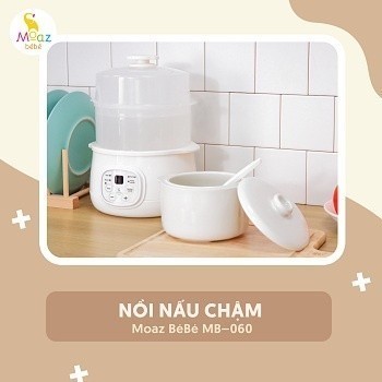 Nồi nấu chậm Moaz BéBé MB060 1L