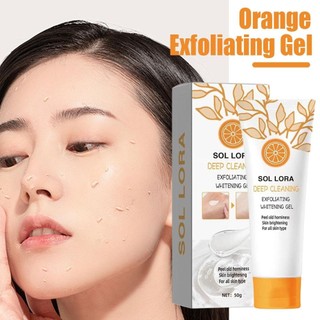 50g Gel Tẩy Tế Bào Chết Cam Làm Sạch Da Mặt Tẩy Tế Bào Chết Dưỡng Ẩm