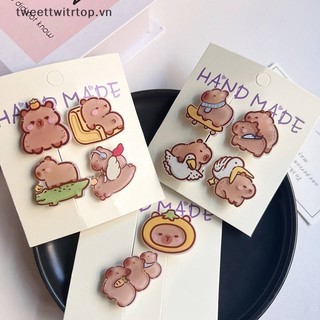 Thời Trang Hoạt Hình Capybara Tóc Dễ Thương Đáng Yêu Kẹp Tóc Nữ Phụ Kiện Thời Trang