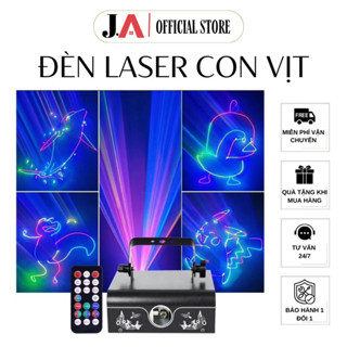 Đèn Laser 3D Hiệu Ứng Con Vịt, Hoạt Hình Đèn Phòng Bay Cực Ảo, Dành Cho Bar, Karaoke 256 Hiệu Ứng Cực Đẹp