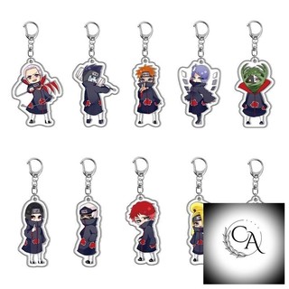 Naruto Acrylic Móc Khóa Uzumaki Naruto Hatake Kakashi Sasuke Sasuke Ba Lô Mặt Dây Chuyền