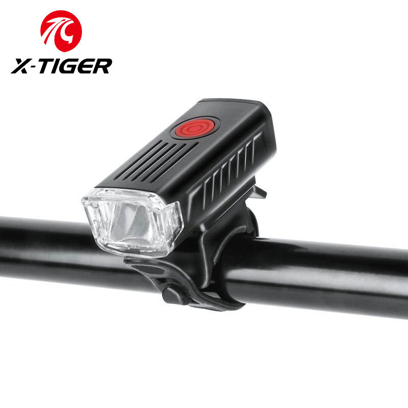 X-tiger Đèn Xe Đạp Đèn Pha Xe Đạp Đi Đêm Thiết Bị Phụ Kiện usb Sạc Xe Đạp Leo Núi Đèn Pha