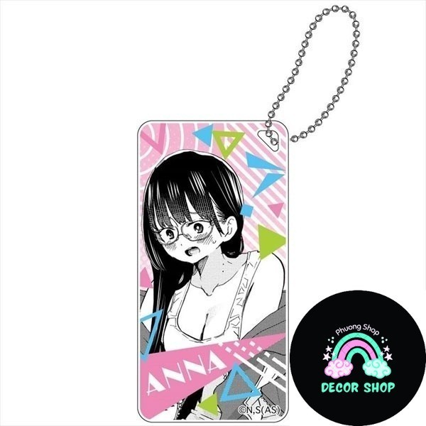 Móc khóa Boku no Kokoro no Yabai Yatsu x Anna Yamada Casual Wear Phụ kiện trang trí túi xách Balo