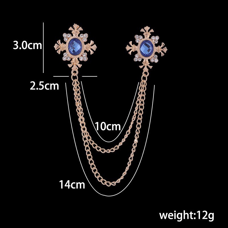 Ghim Cài Áo Hình Đại Bàng Đính Đá Thời Trang Cho Nam