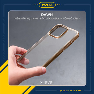 Ốp Trong Suốt Viền Màu X-Level Chống Ố Vàng Cho Điện Thoại iPhone 12 Pro Max 13 Pro Max Njoyshop