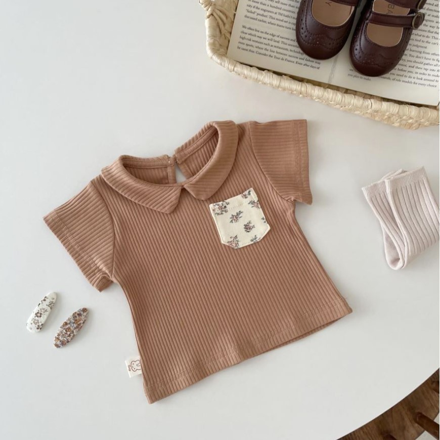 Áo Thun Tay Dài Họa Tiết Sọc Thời Trang Xuân Thu Cho Bé Gái