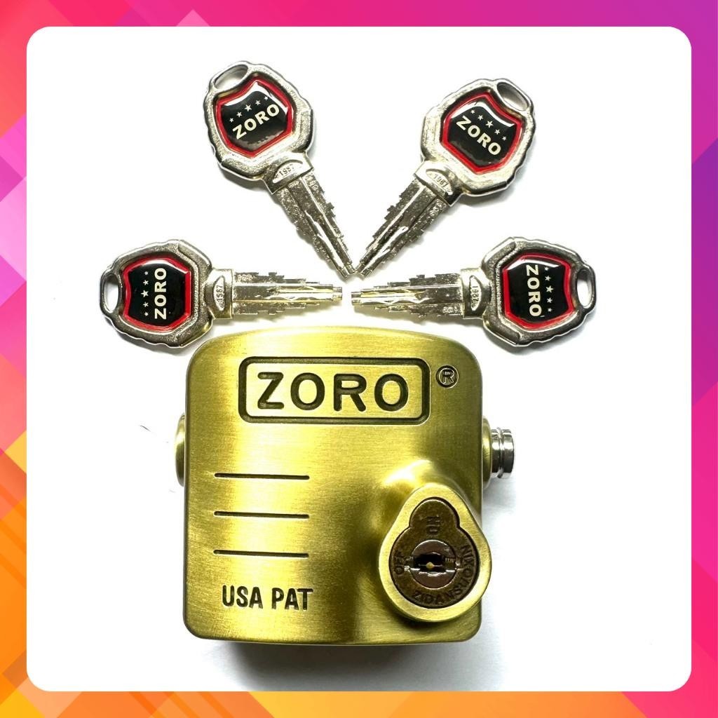 Ổ Khoá Chụp Pát Cửa ZORO⚡FREE SHIP⚡chìa xe hơi,Ổ Khóa Chụp Chống Cắt Toàn Diện-Bảo vệ khoen cửa-chống trộm hiệu quả.