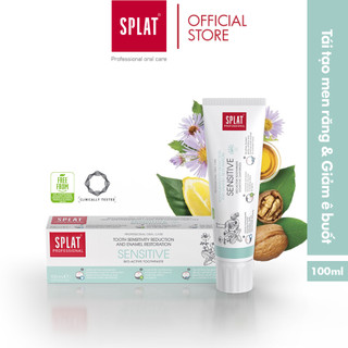 Kem Đánh Răng Giảm Ê Buốt SPLAT Sensitive Professional Giúp Giảm Ê Buốt, Phục Hồi Men Răng Hiệu Quả 100ml