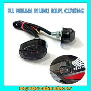 Đèn Xi Nhan Trước Hidu Kim Cương Mai Rùa 3 Led Màu Vàng Lắp Winner X, Exciter, MSX, GSX, CBR,... TeenTop
