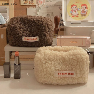 Sunrise1 shmere Túi Đựng Bút Chì Sang Trọng Túi Đựng Bút Chì Dây Kéo Túi Trang Điểm Túi Bảo Quản Boutique