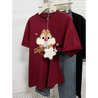 Hàng sẵn có FASHMILY 100% Cotton Phong Cách Hàn Quốc In Hình Đồ Họa Độc Đáo Tay Ngắn Nam Unisex Rời Quá Khổ Tee Nữ Áo