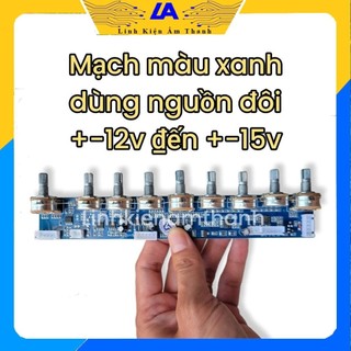 Mạch Pre Loa Kéo 9 Nút Volume, Mạch Loa Kéo 9 Volume Nguồn Đơn PR9