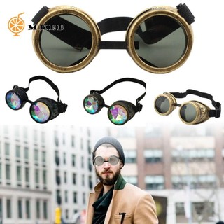 Mkeb Steampunk Kính, Ống kính có thể điều chỉnh Kính vạn hoa Gothic Kính cổ điển, Trang trí ngộ nghĩnh Unisex Gothic Kính vạn hoa Cosplay