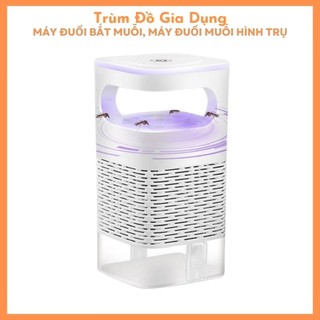 Máy đuổi bắt muỗi, Máy đuổi muỗi hình trụ, Cắm cổng USB , Công nghệ đèn led kiêm đèn ngủ