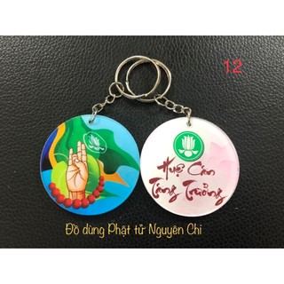 Móc khóa mica 2 mặt