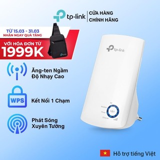  Bộ Mở Rộng Sóng Wifi TP-Link TL-WA850RE Chuẩn N 300Mbps - Hàng Chính Hãng