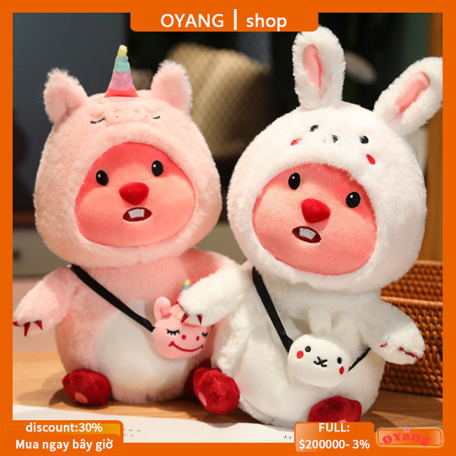 Oyang 30cm / 40cm Pororo Sang Trọng Đồ Chơi Hoạt Hình Dễ Thương Anime Nhồi Bông Sang Trọng Búp Bê Ném Gối Cho Sinh Nhật Quà Tặng Giáng Sinh