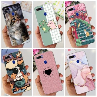 Dành cho oppo a5s vỏ cph1909 cph1920 vỏ mềm khủng long phi hành gia dễ thương silicon dành cho oppo a12 a7 ax7 a7n ốp lưng