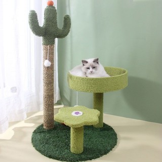 Mèo leo khung mèo làm tổ tích hợp sisal mèo cây biệt thự mèo lớn gãi bảng đồ chơi.cattree.nhà cây cho mèo