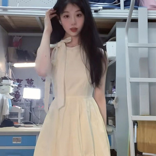 Đầm Nữ Pháp Lãng Mạn Dây Đầm Mùa Hè Bên Biển Khu Nghỉ Dưỡng Phong Cách Thanh Lịch Không Tay Đi Biển Cổ Tích Đầm Dài